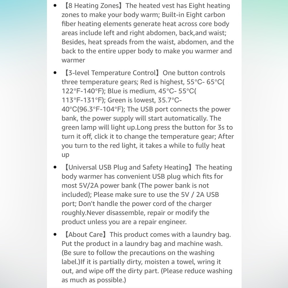 Heated Vest | Size XL - Picture 9 of 10